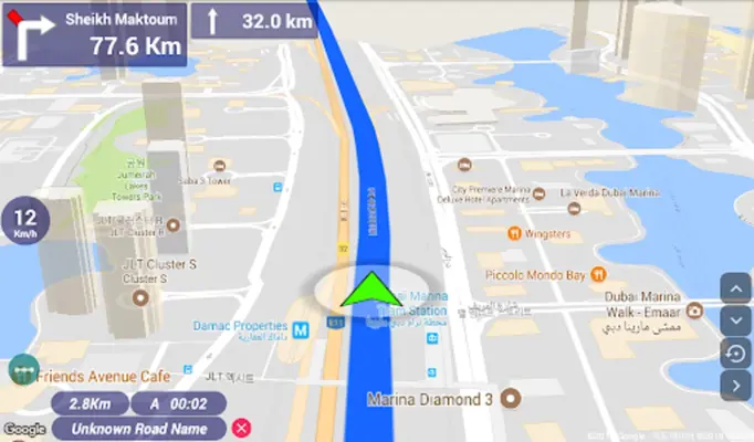 GRnavi - GPS Navigation & Maps android App screenshot 1